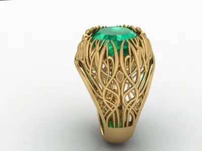 nature ring 3D print model