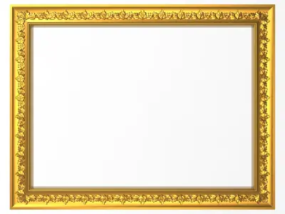 5 carved frames set 3D Model Pack shop