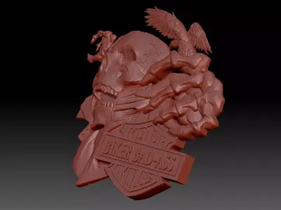 Biker 3D print model