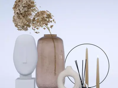 Decorative set 006 3D model