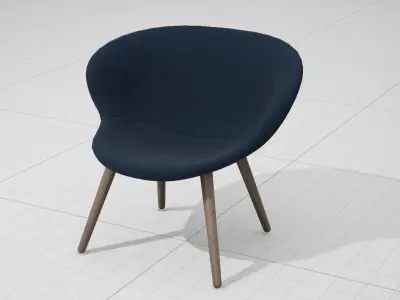 PlusHalle Capri Chair UE4 Low-poly 3D model