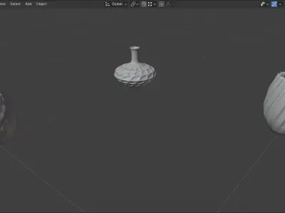 3D Printable Pots 3D print model