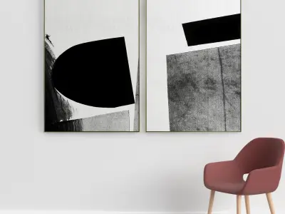 Photo Frame 124 Low-poly 3D model