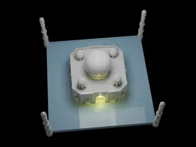 Taj mahal  3D model