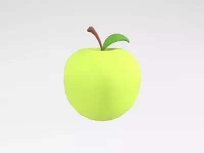 Apple v1 006 Low-poly 3D model