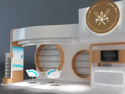 Booth Exhibition Stand a325d 3D model