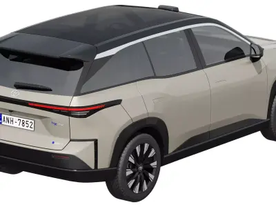 Toyota BZ3X 2026 3D model