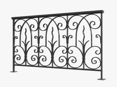windows railing 3D model