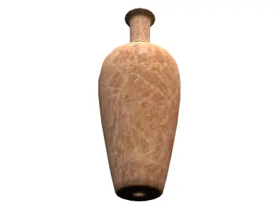 Clay Vase 2 Low-poly 3D model