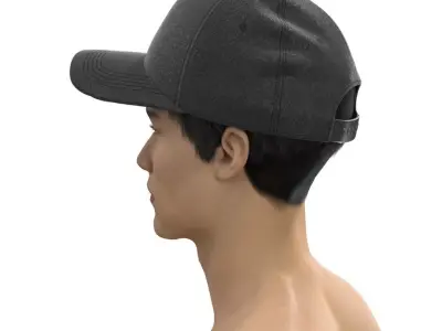Baseball Cap - Marvelous designer 3D model