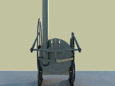 Pen Y Darren Locomotive 3D model