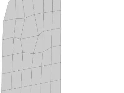 Chinese text in damaged shape and rust on surface Free low-poly 3D model