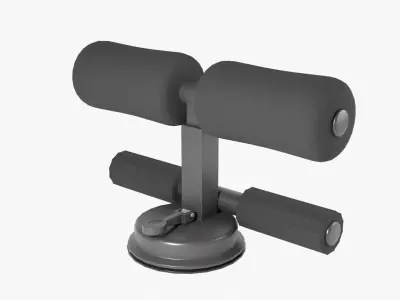 Sit Up Bar  Low-poly 3D model