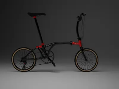 Brompton CHPT3 Special Edition Low-poly 3D model