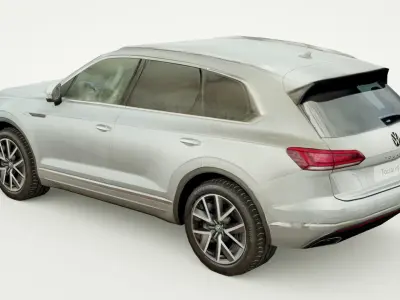 Volkswagen Touareg 2022 Low-poly 3D model