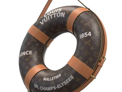 Louis Vuitton Lifebuoy Bag Low-poly 3D model