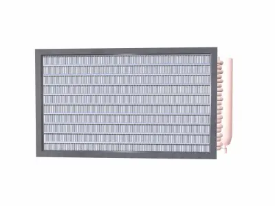 Radiator Low-poly 3D model