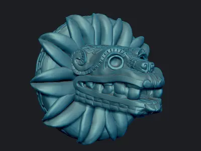 Quetzalcoatl - Aztec Deity 3D print model