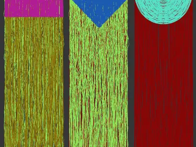 New Year Rain 3D model