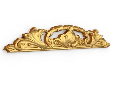 Classic carved decor ornament 359 3D model