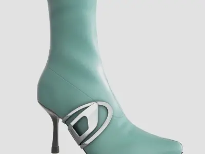 Diesel Stiletto boots  - 3D Model Low-poly 3D model