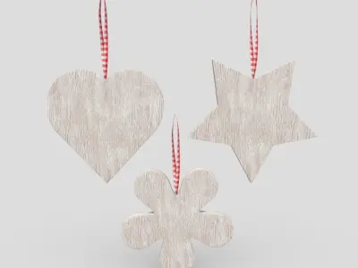 Deco Hanger Pack Low-poly 3D model