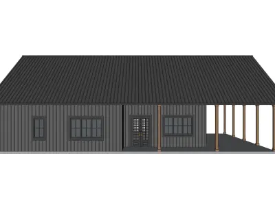 Barndominium House 003-Archimple LLC 3D model