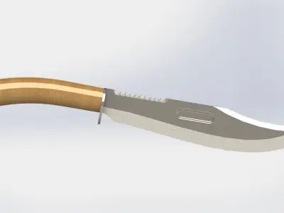 Knife Modelling 3D model
