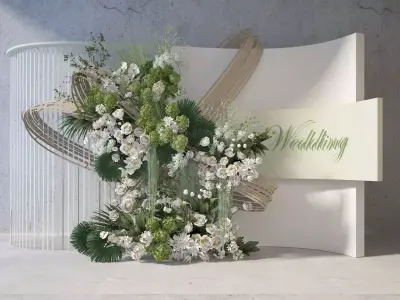 Floristry Fine art display 3D model