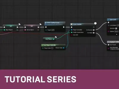 Blueprint Multiplayer v5 Tutorial Series Unreal Engine Free low-poly 3D model