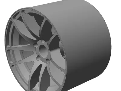 Work Emotion CR Kiwami 164 RIMS FOR HOTWHEELS 3D print model 3D print model