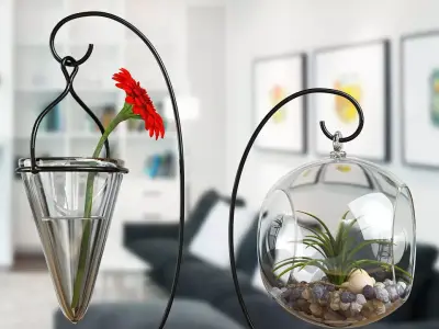 Hanging bowlvase 3D model