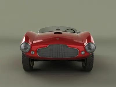 Aston-Martin DB2 4 Spider Competizione 3D model