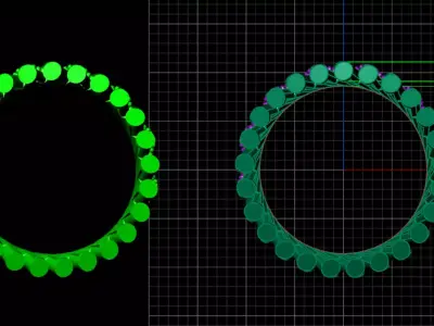 luxe eternity ring 3D print model