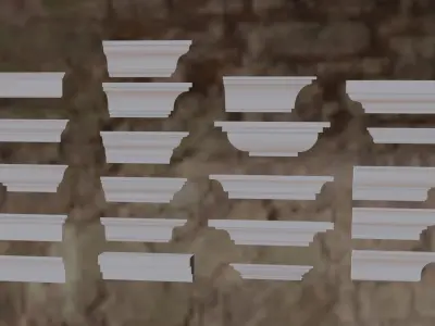 thrust gallery 21 types Free low-poly 3D model