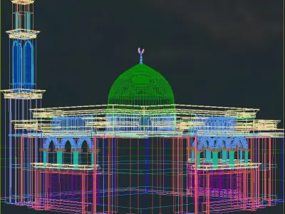Mosque-New 3D model