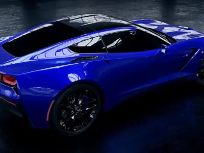 Corvette c 7 chevrolet stingray 3D model