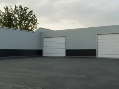 Garage Scene Automotive  Blender  Free low-poly 3D model