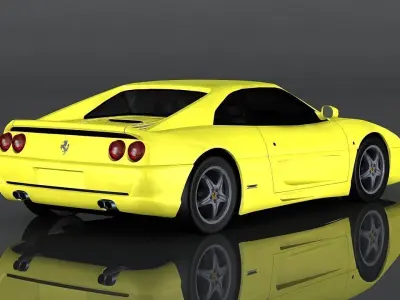 Ferrari F355 1994  Low-poly 3D model