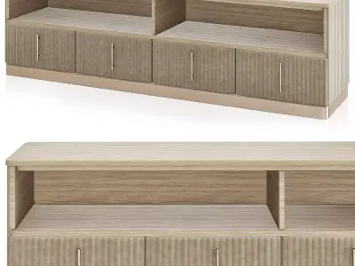 TV AUGUSTA Volpi low poly 3d model Low-poly 3D model