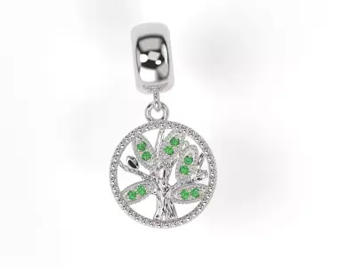 Family Tree Charm 3D print model