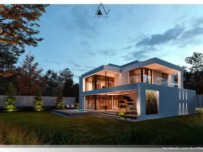 House 1630 Revit 2025 3D model