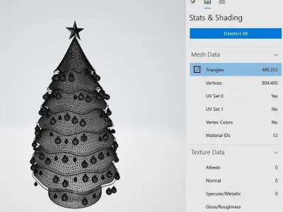 Christmas Tree with decoration 3D model