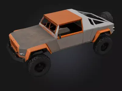Dune Voyager  Nomadic Explorer of the Sands 3D model