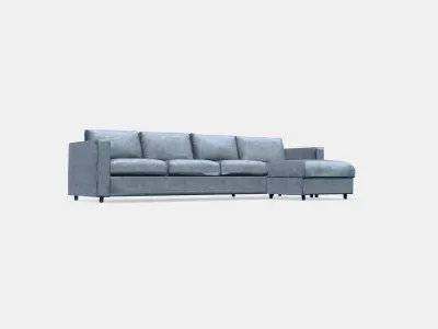 VIMLE 4-seat sofa 4 Low-poly 3D model