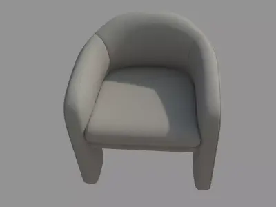 Armchair SIngle Sofa  3D model