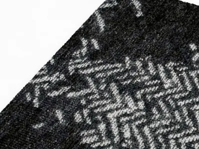 Baxter SCARLET TWILL CARPET 3D model