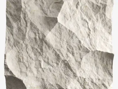 164-RockPanel piece of rock 3D model