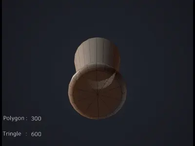 Bar Glass Shooter Single Free low-poly 3D model