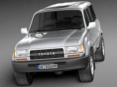 Toyota Land Cruiser J80 1989-1997 3D model